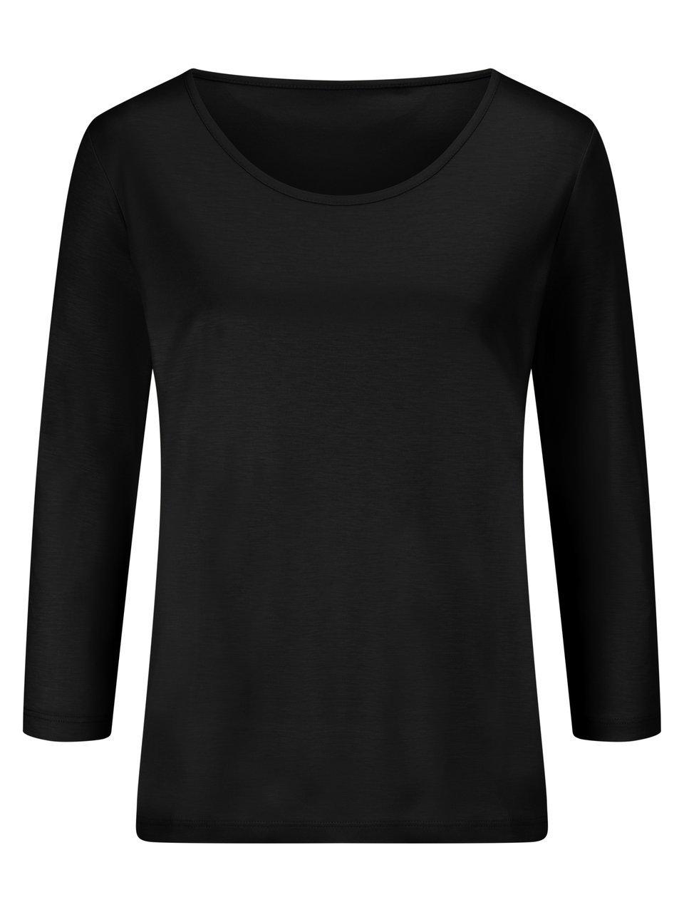 Rundhals-Shirt 3/4-Arm Fadenmeister Berlin schwarz günstig online kaufen