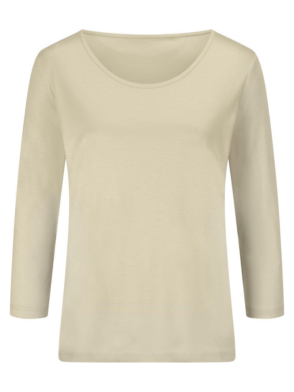 Rundhals-Shirt 3/4-Arm Fadenmeister Berlin beige günstig online kaufen
