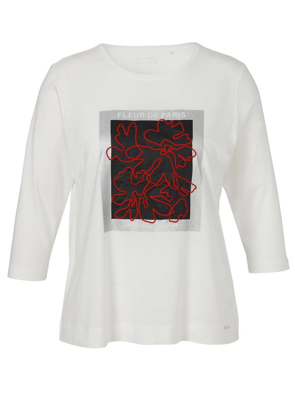 Rundhals-Shirt ­3/4-Arm Via Appia Due weiss günstig online kaufen