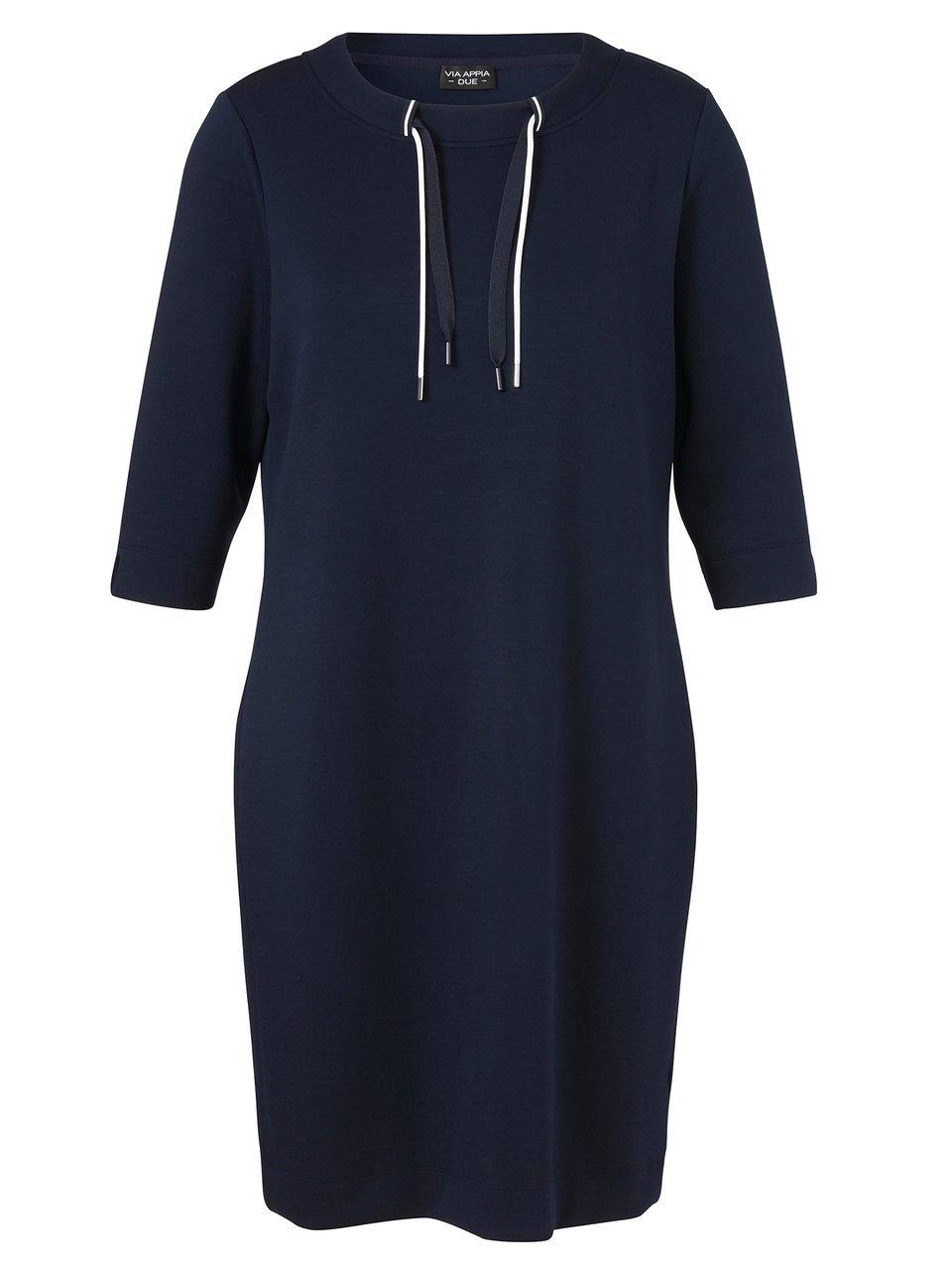 Jersey-Kleid 3/4-Arm Via Appia Due blau günstig online kaufen