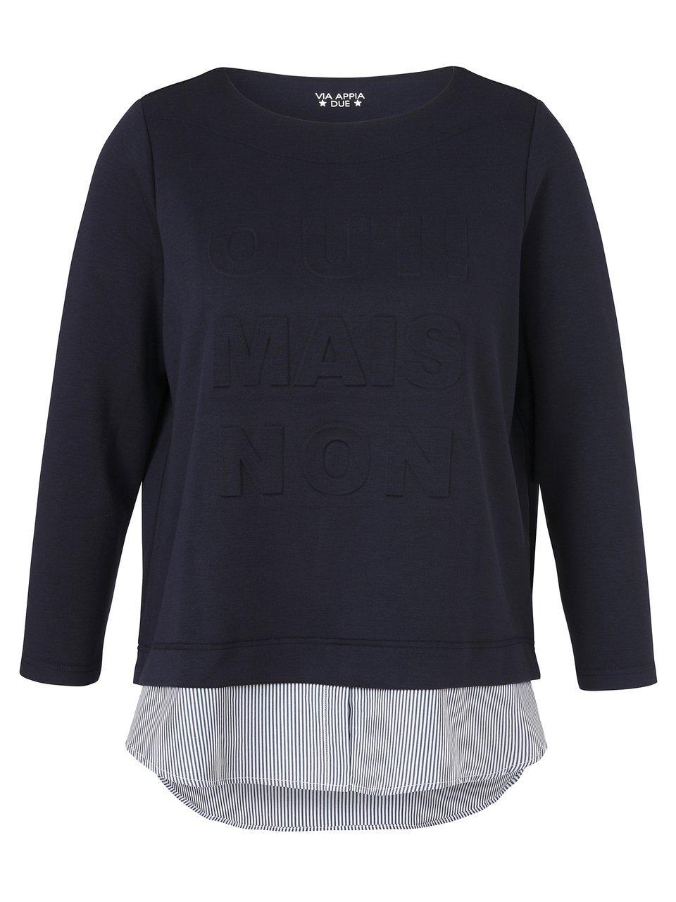 2-in-1-Sweatshirt Via Appia Due blau günstig online kaufen