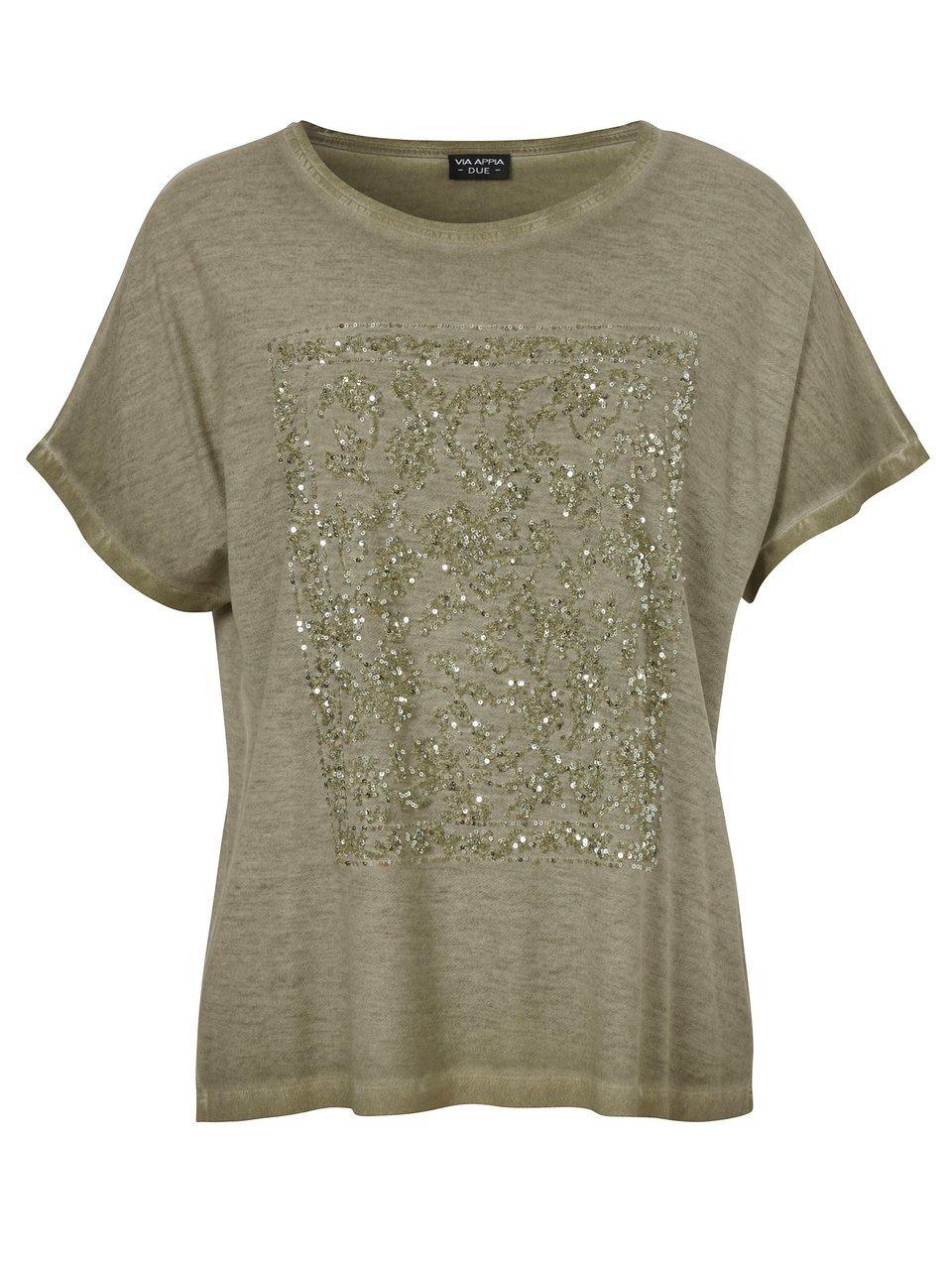 Rundhals-Shirt Via Appia Due grün günstig online kaufen