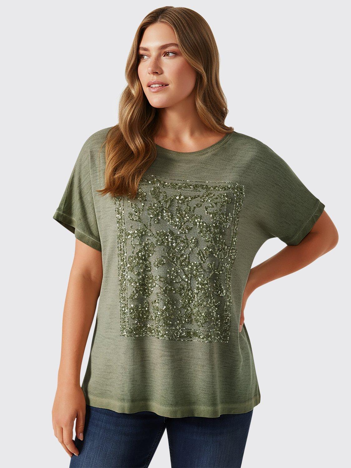 Via Appia Due - Shirt met ronde hals