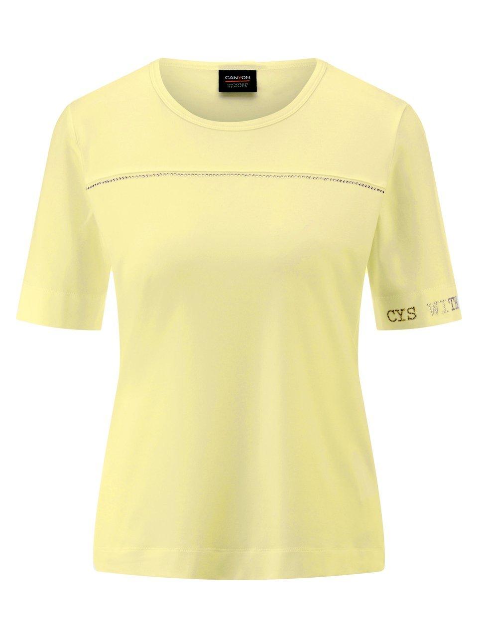 T-Shirt Rundhals-Ausschnitt Canyon gelb günstig online kaufen