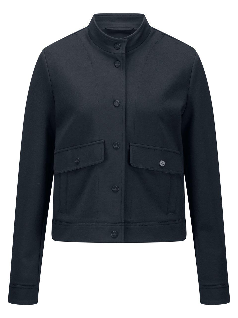 Jersey-Jacke Stehkragen BASLER blau günstig online kaufen