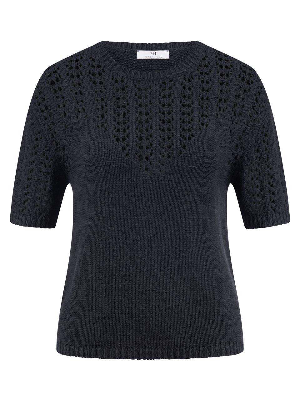 Rundhals-Pullover Peter Hahn blau günstig online kaufen