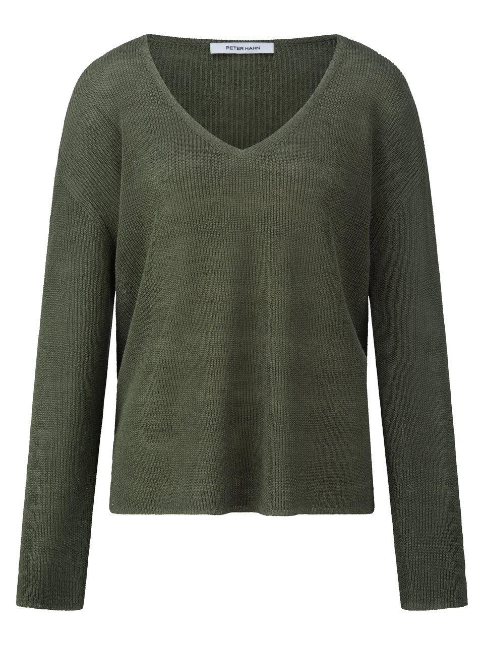V-Pullover Peter Hahn grün günstig online kaufen