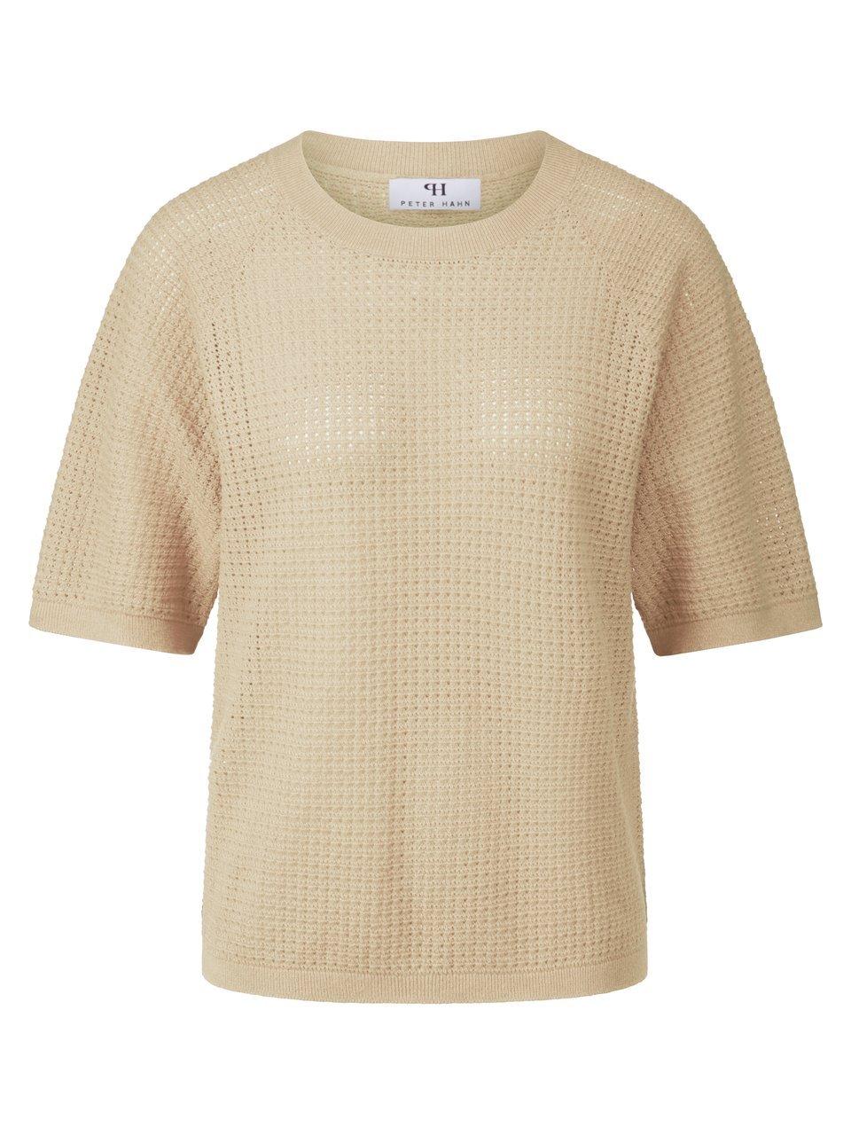 Rundhals-Pullover Peter Hahn beige günstig online kaufen