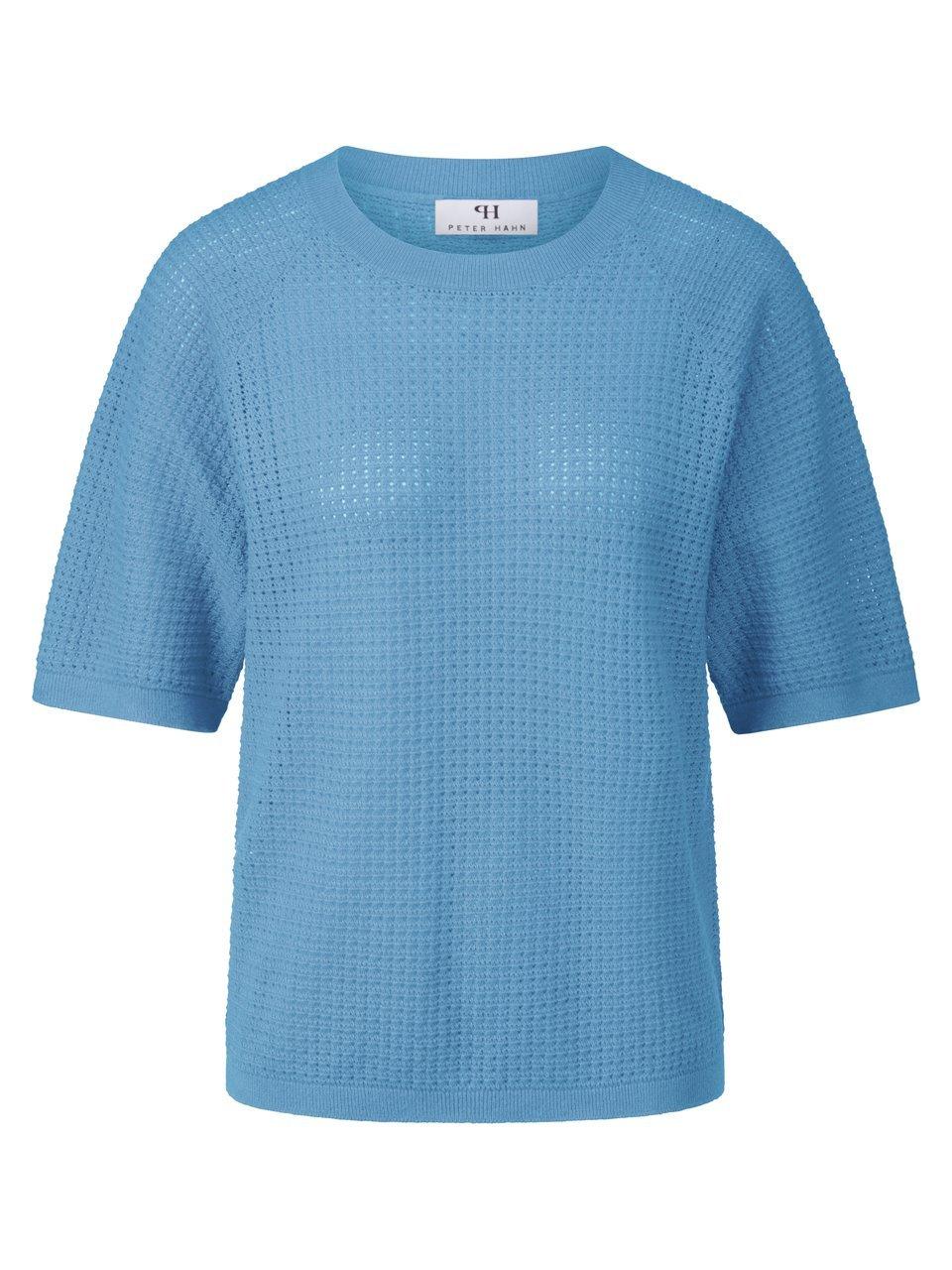 Rundhals-Pullover Peter Hahn blau günstig online kaufen