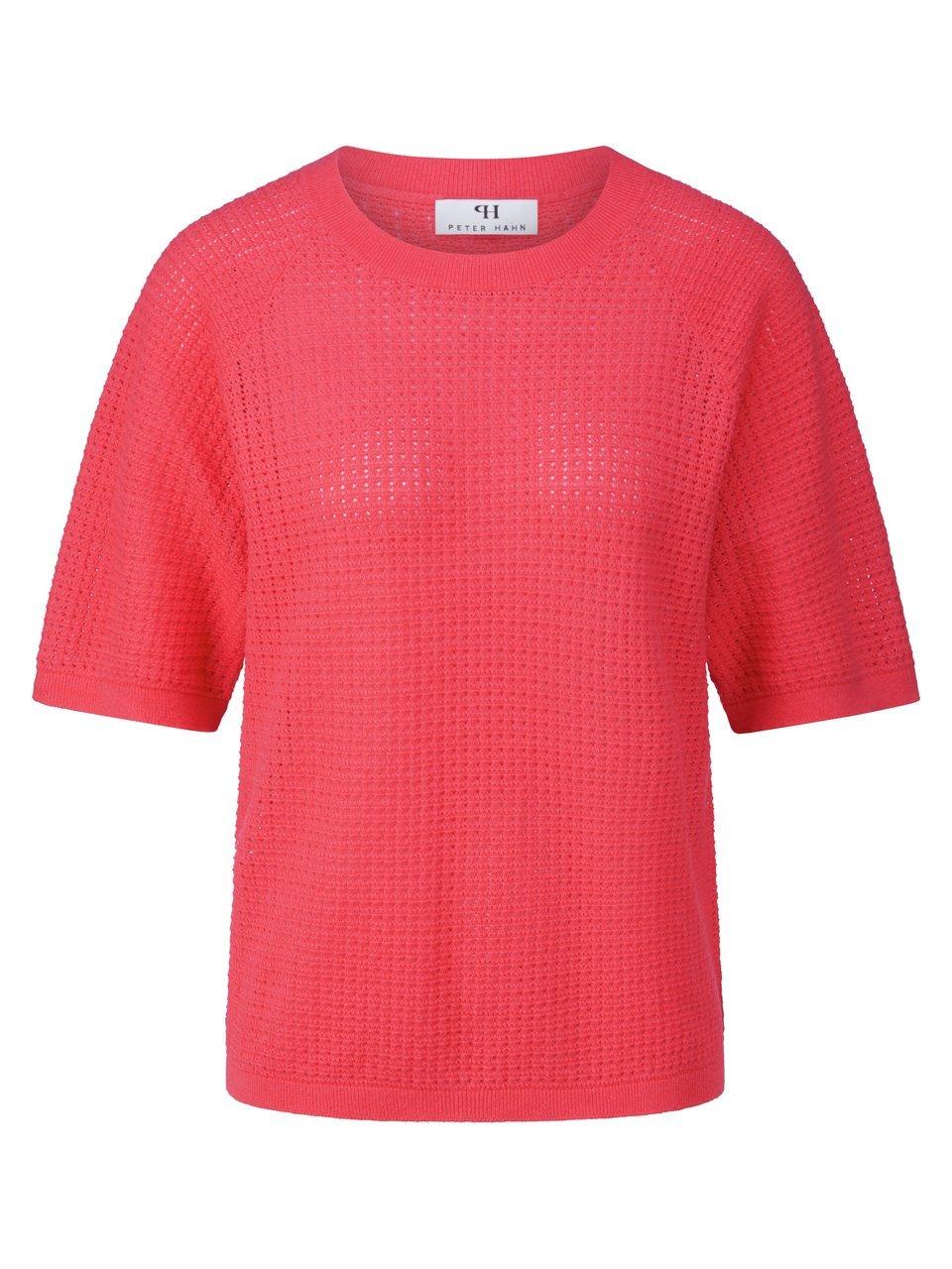 Rundhals-Pullover Peter Hahn rot günstig online kaufen