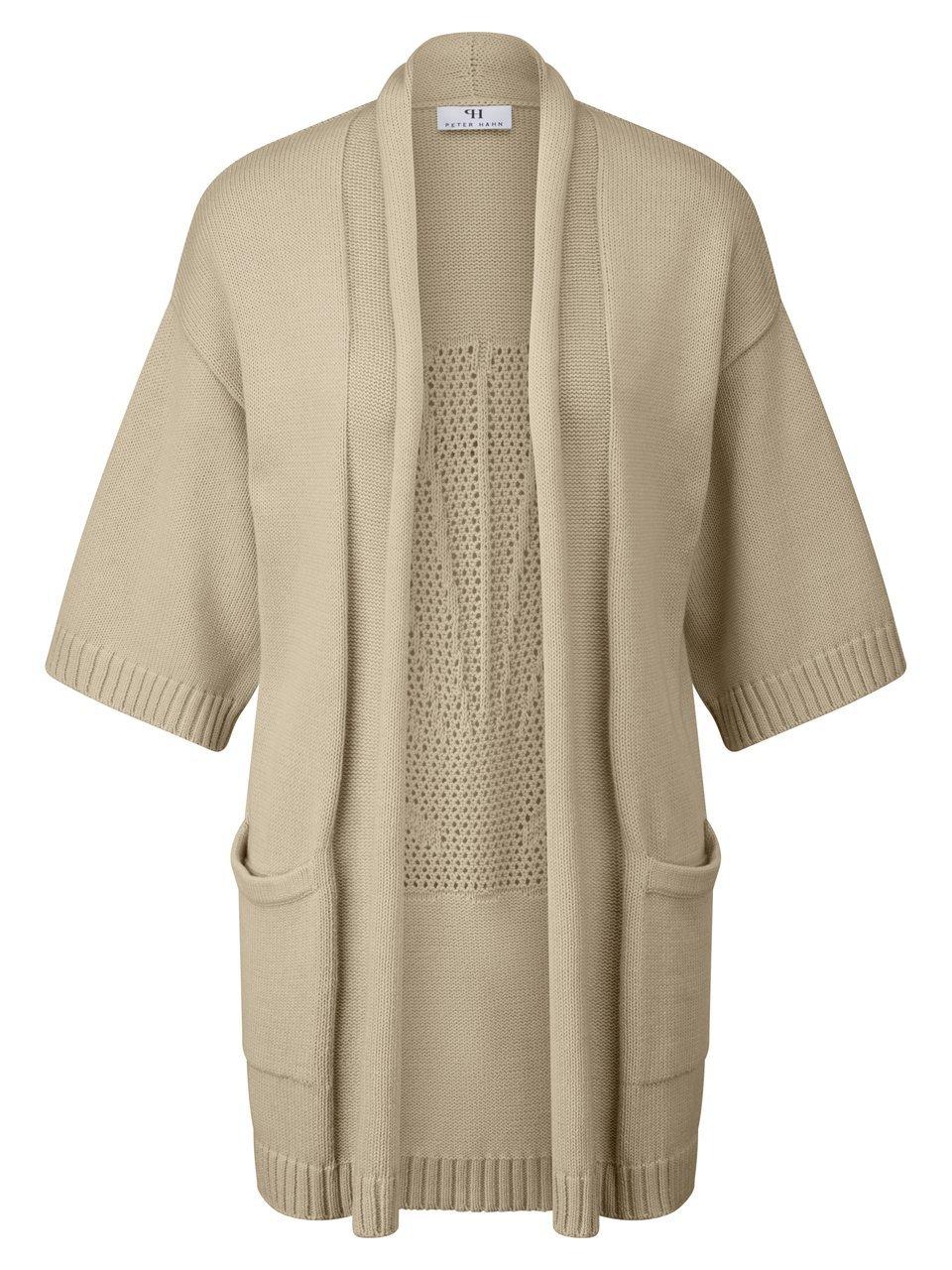 Long-Strickjacke Peter Hahn beige günstig online kaufen