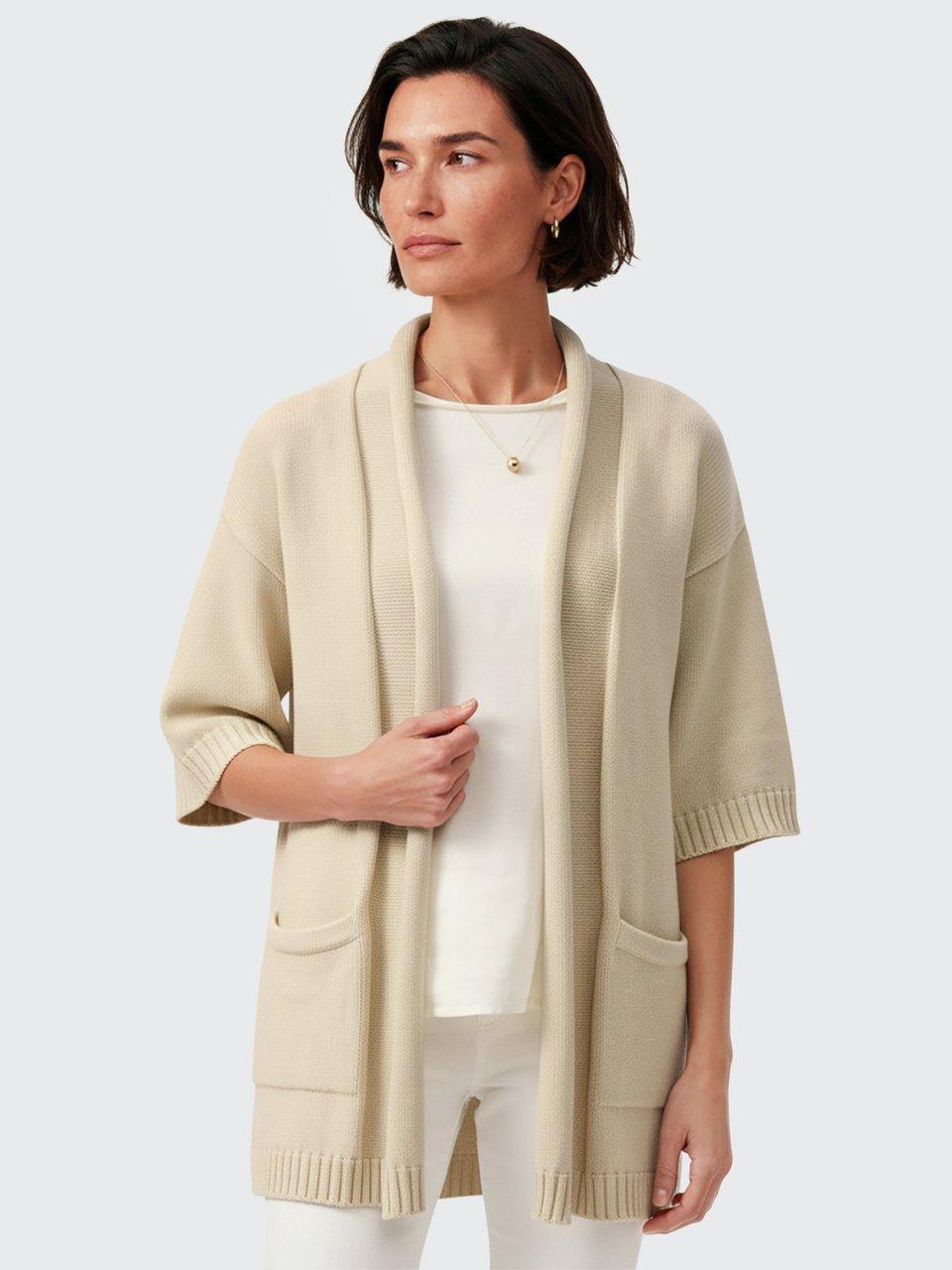 Peter Hahn - Long-Strickjacke