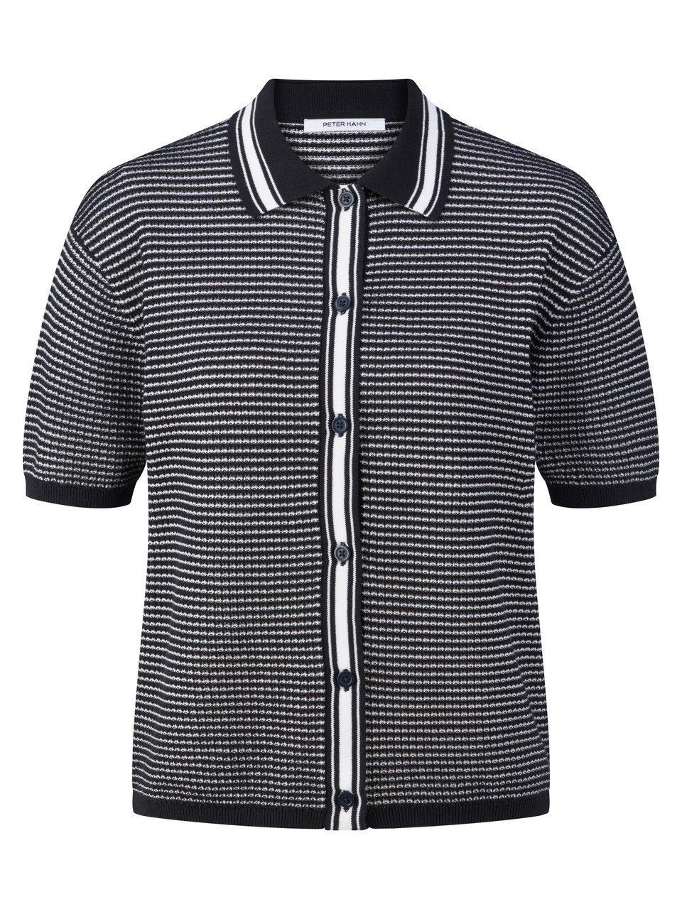 Polo-Strickjacke Peter Hahn schwarz günstig online kaufen