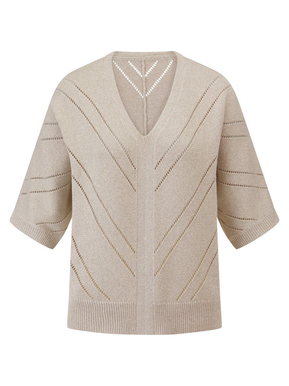 V-Pullover Peter Hahn beige günstig online kaufen