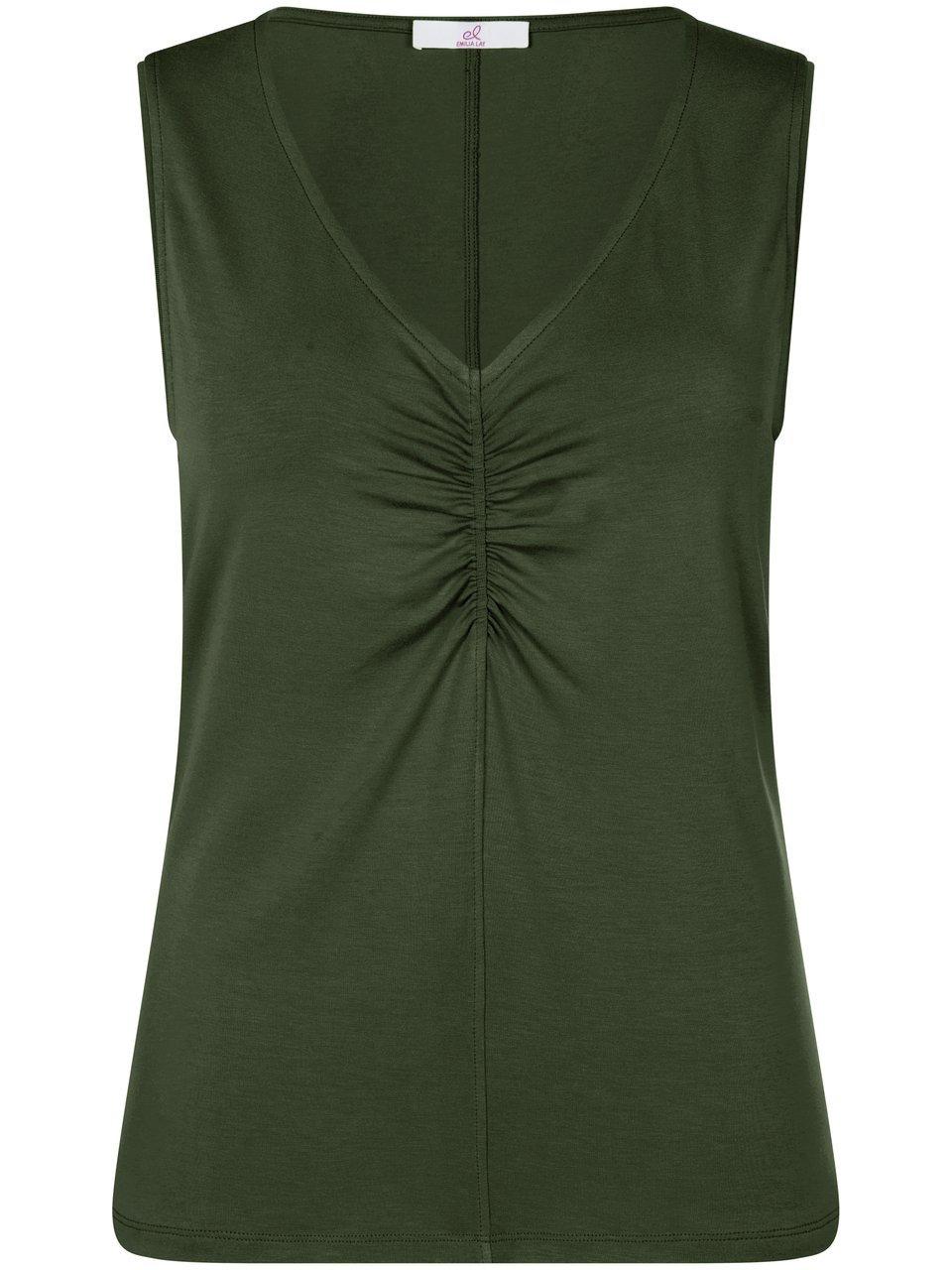 Top V-Ausschnitt Emilia Lay grün günstig online kaufen