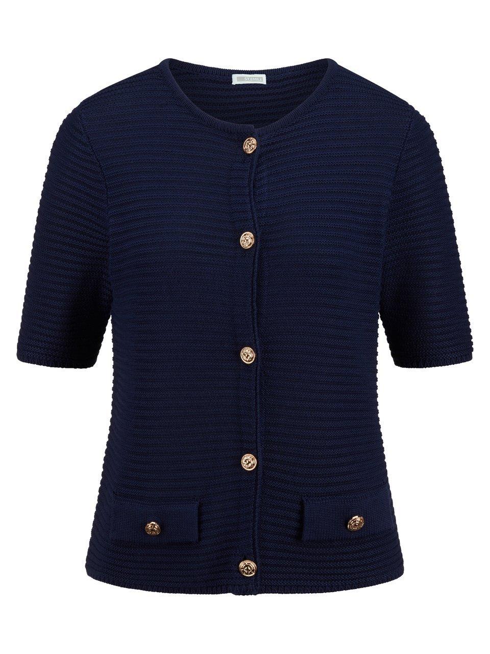 Strickjacke 1/2-Arm St. Emile blau günstig online kaufen