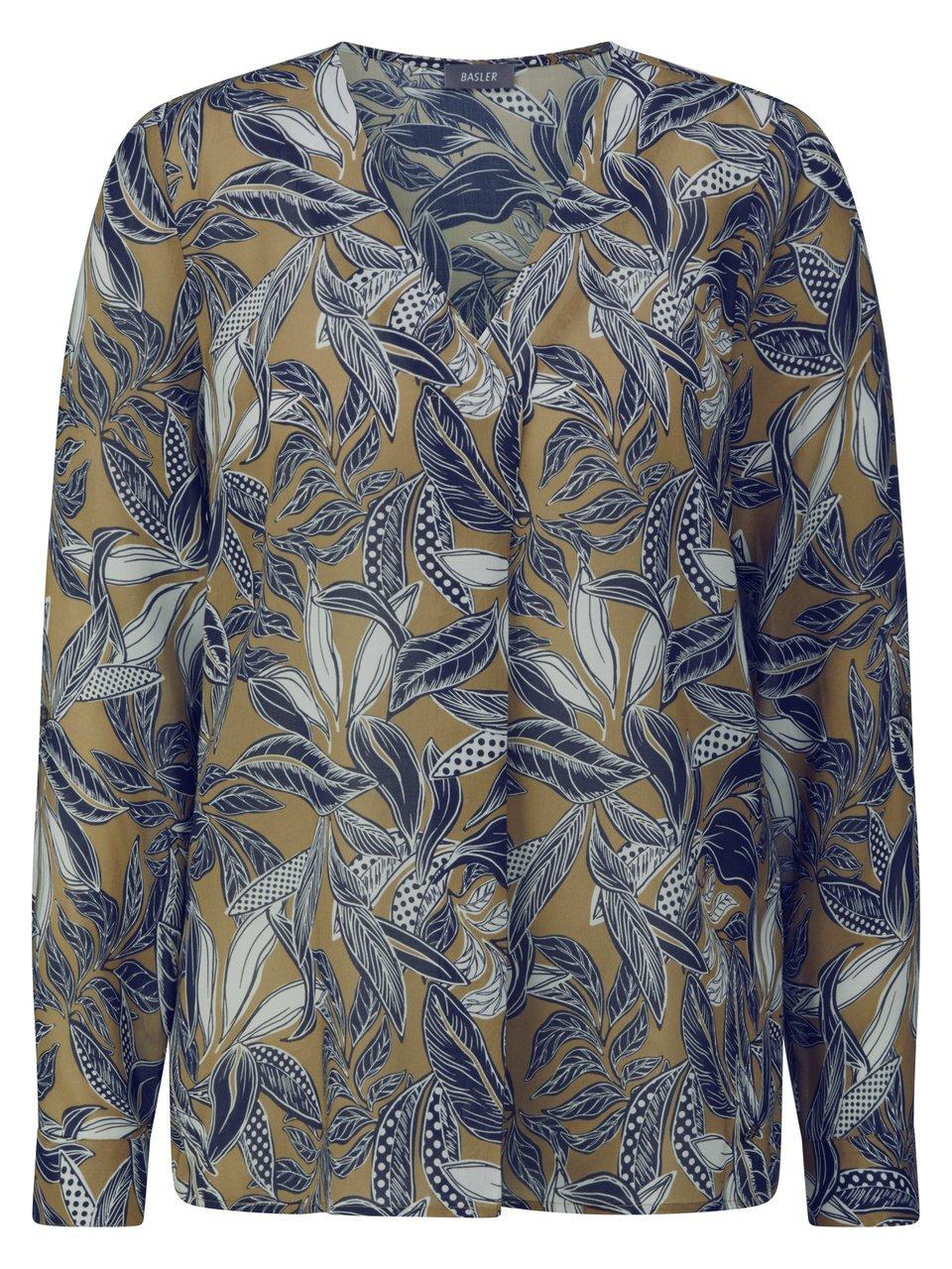 Bluse V-Ausschnitt BASLER mehrfarbig günstig online kaufen