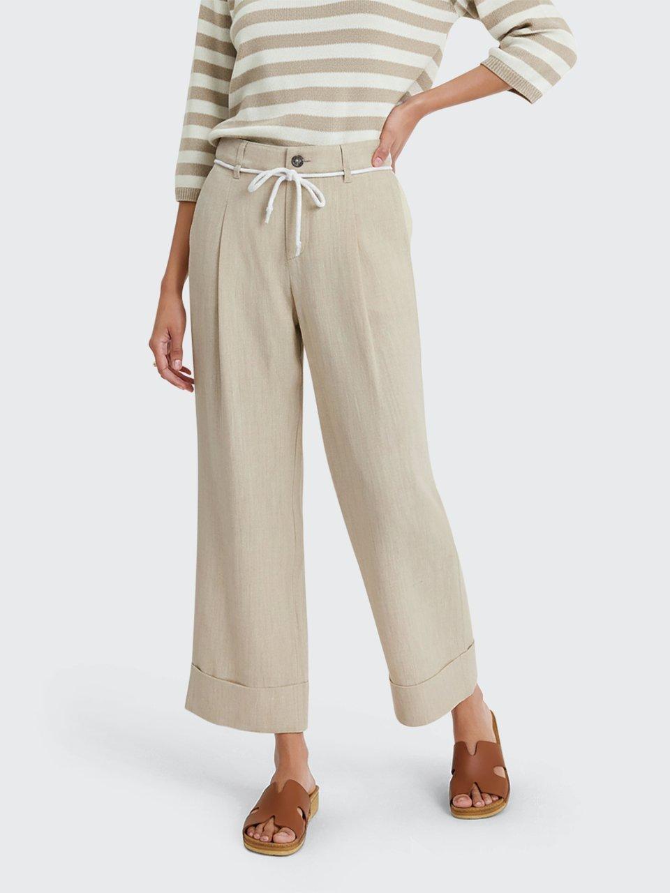 Peter Hahn - Le pantalon 7/8 Wide Fit