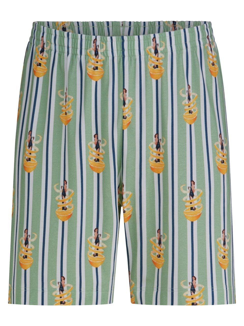 Kurze Schlafhose Mey Night grün günstig online kaufen