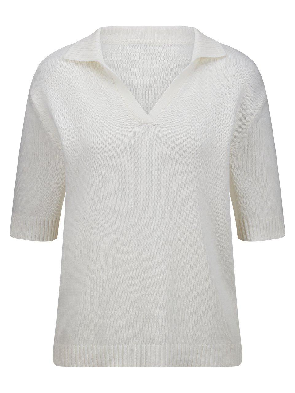 Pullover Polokragen Peter Hahn weiss günstig online kaufen