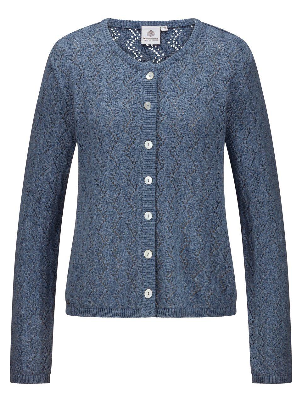 Strickjacke Wachau Hammerschmid blau günstig online kaufen