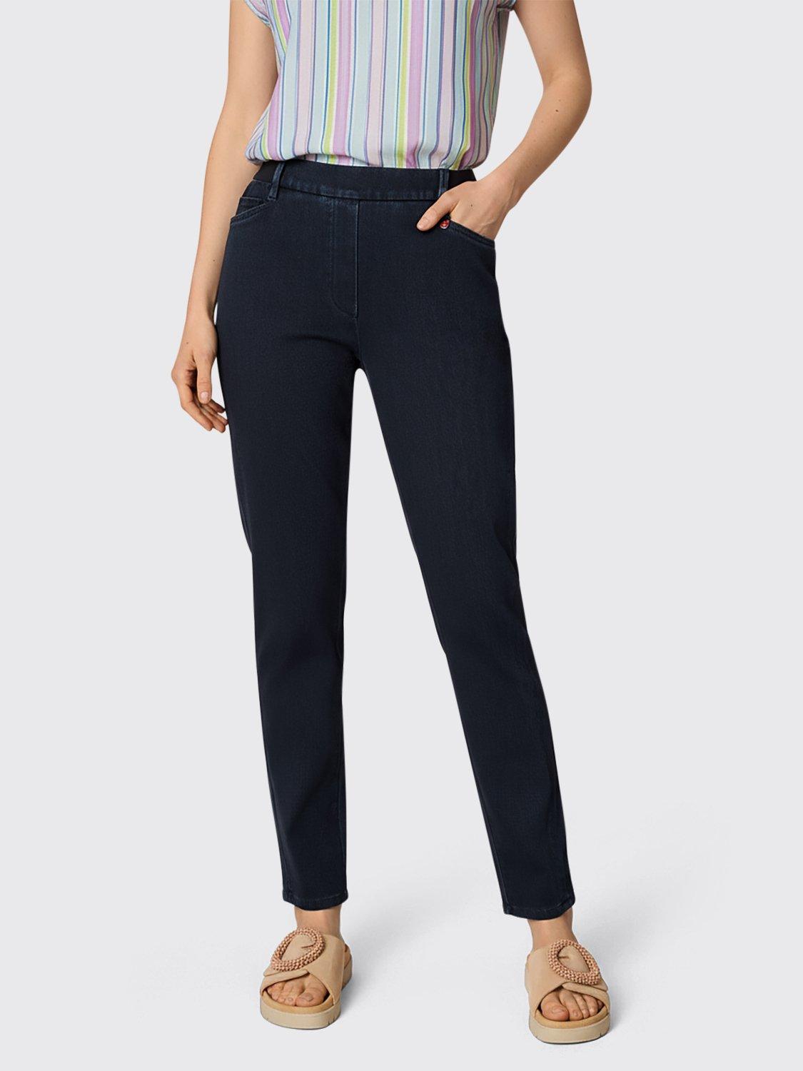 Relaxed - Enkellange Slim Fit-jeans