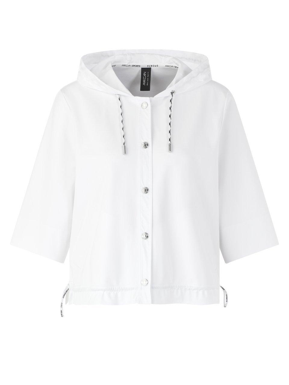 Kapuzen-Sweatjacke Marc Cain weiss günstig online kaufen