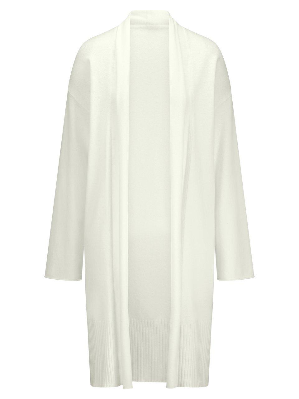 Long-Strickjacke Peter Hahn weiss günstig online kaufen
