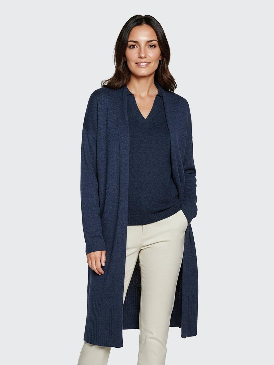 Peter Hahn - Long-Strickjacke