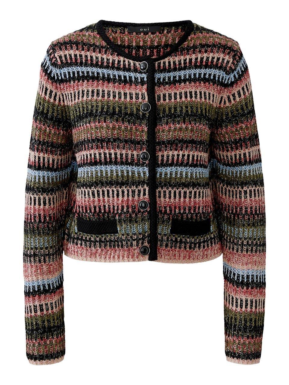 Strickjacke oui schwarz günstig online kaufen