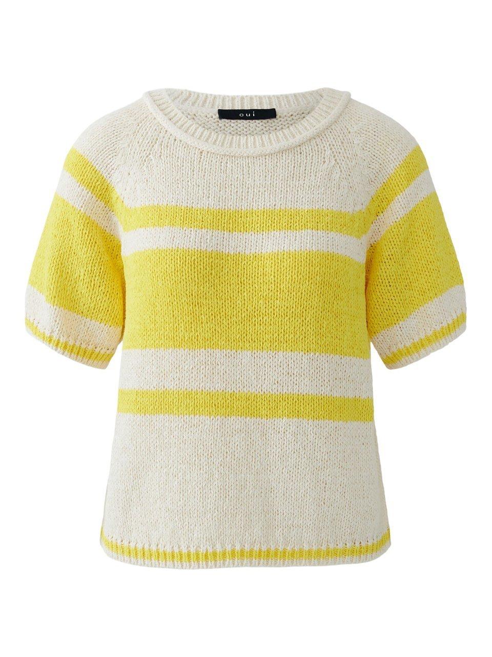 Rundhals-Pullover oui gelb