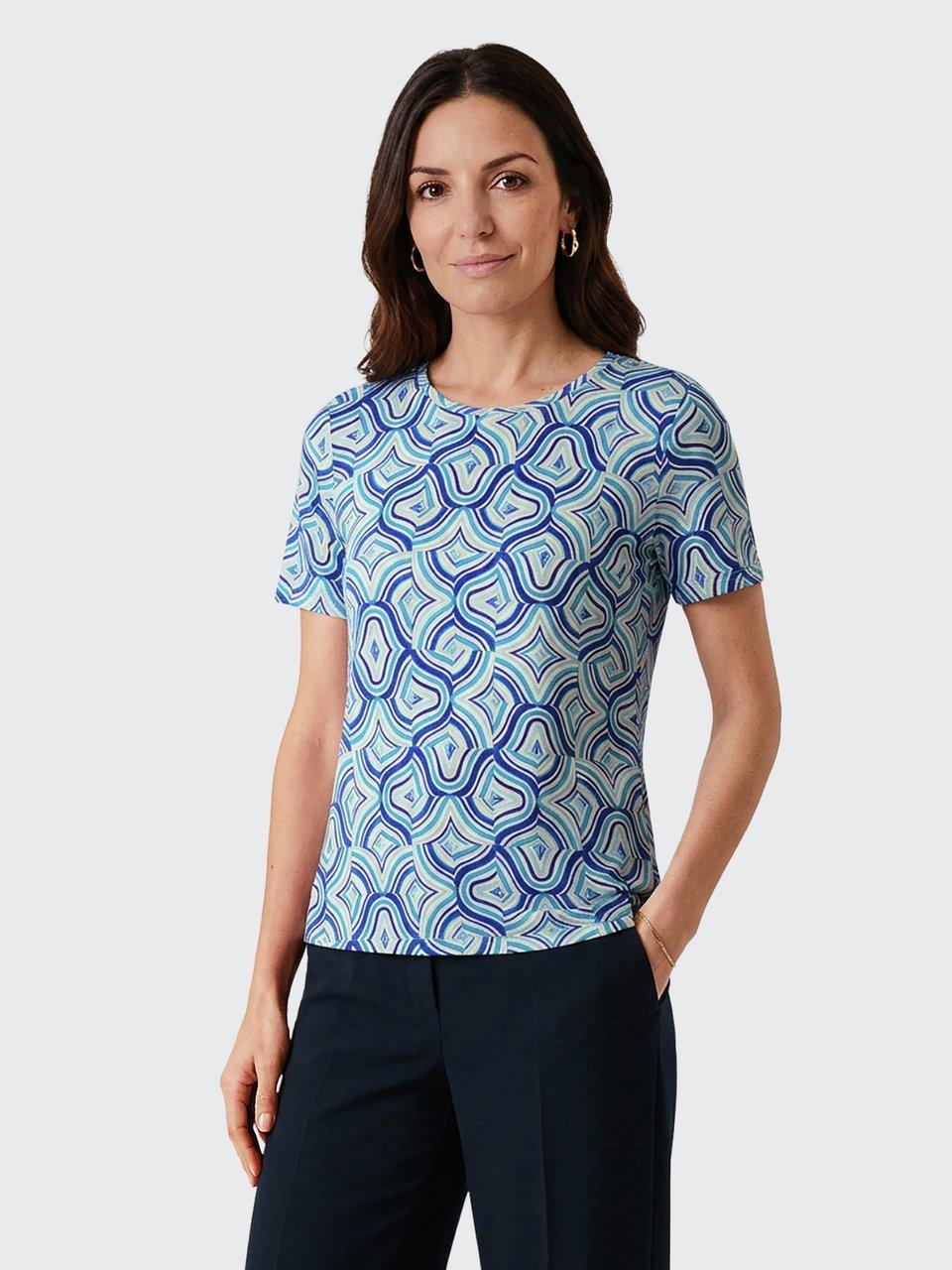 T-shirt manches courtes bleu gris femme | Bréal