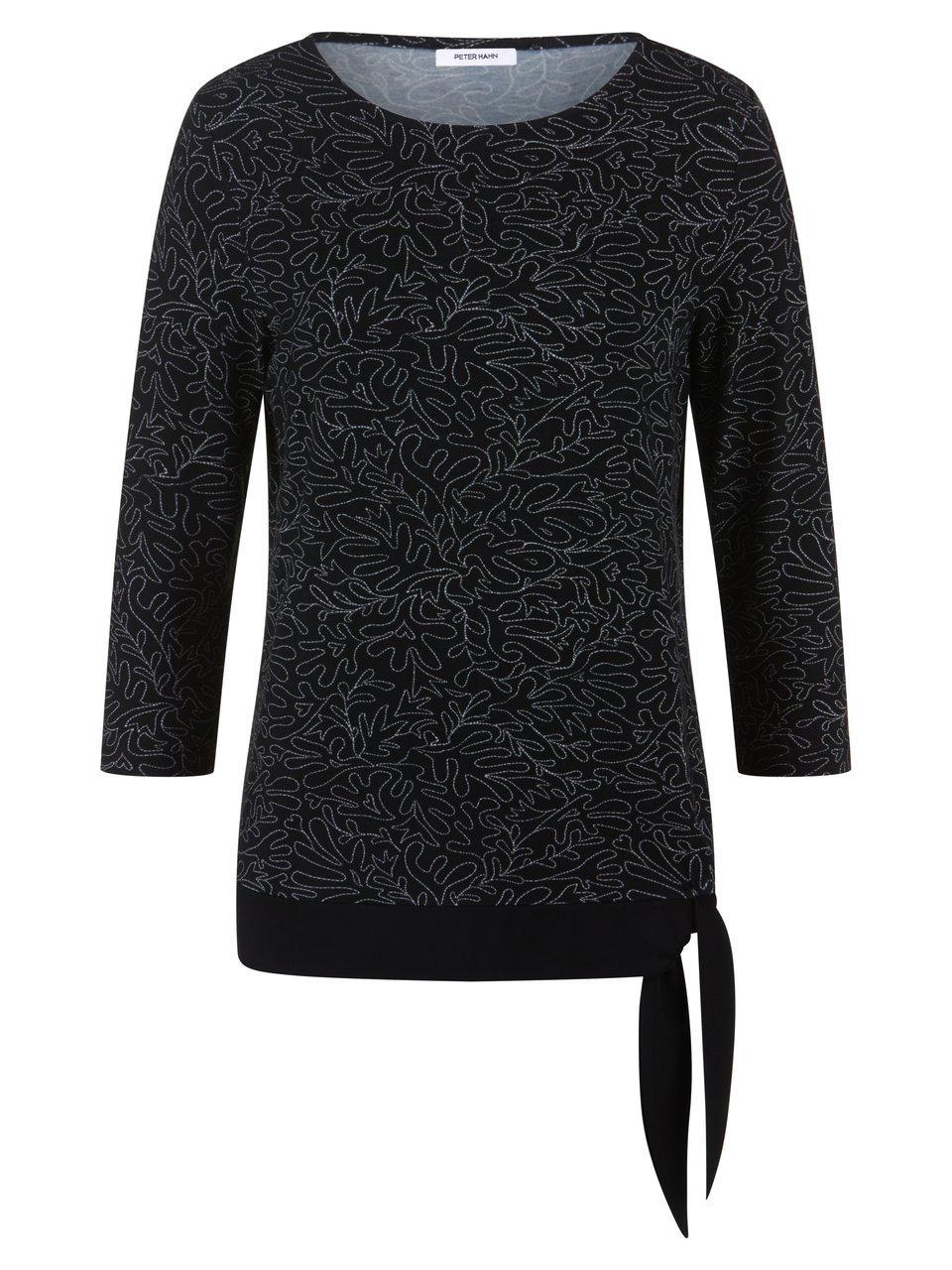 Rundhals-Shirt 3/4-Arm Peter Hahn schwarz günstig online kaufen