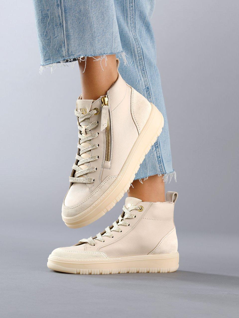 Paul Green - Les sneakers montants en cuir nappa de vachette