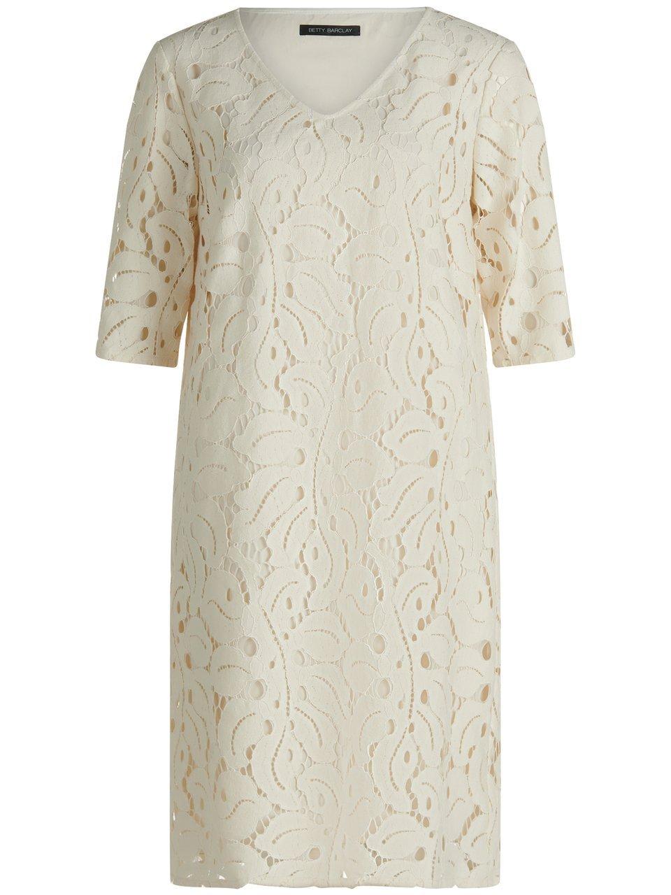 Spitzen-Kleid V-Ausschnitt Betty Barclay weiss günstig online kaufen