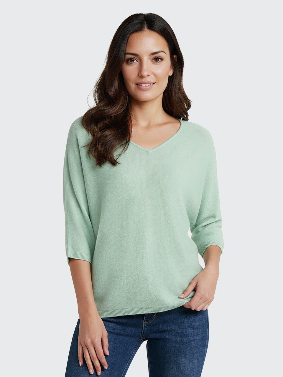 Peter Hahn - V-Pullover mit Kaschmir