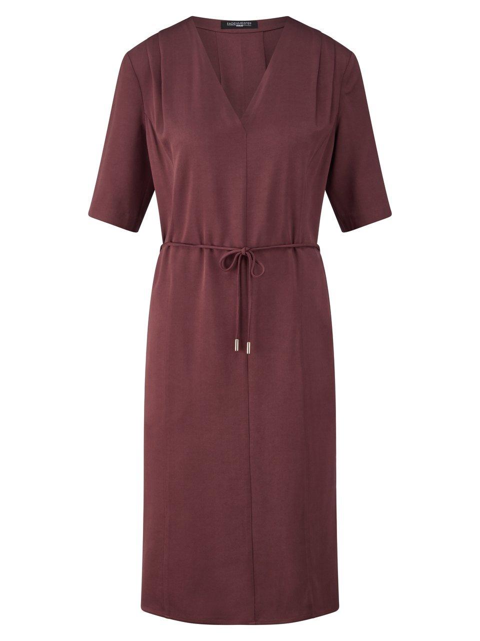 Kleid V-Ausschnitt Fadenmeister Berlin rot günstig online kaufen