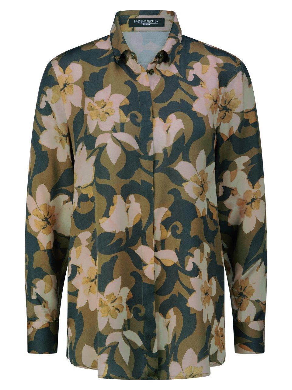 Bluse Blumen-Print Fadenmeister Berlin mehrfarbig günstig online kaufen