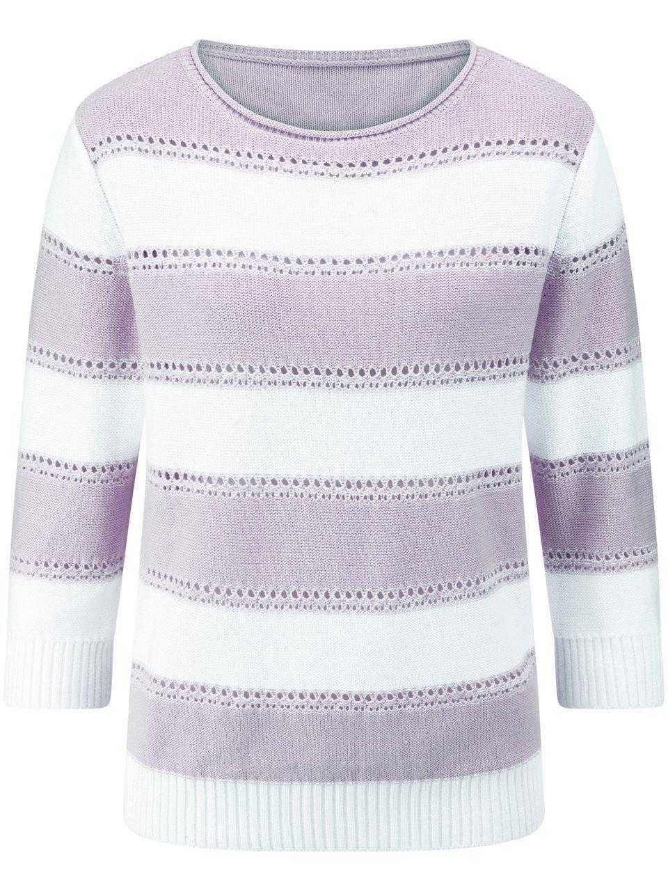 Pullover U-Boot-Ausschnitt Peter Hahn lila günstig online kaufen