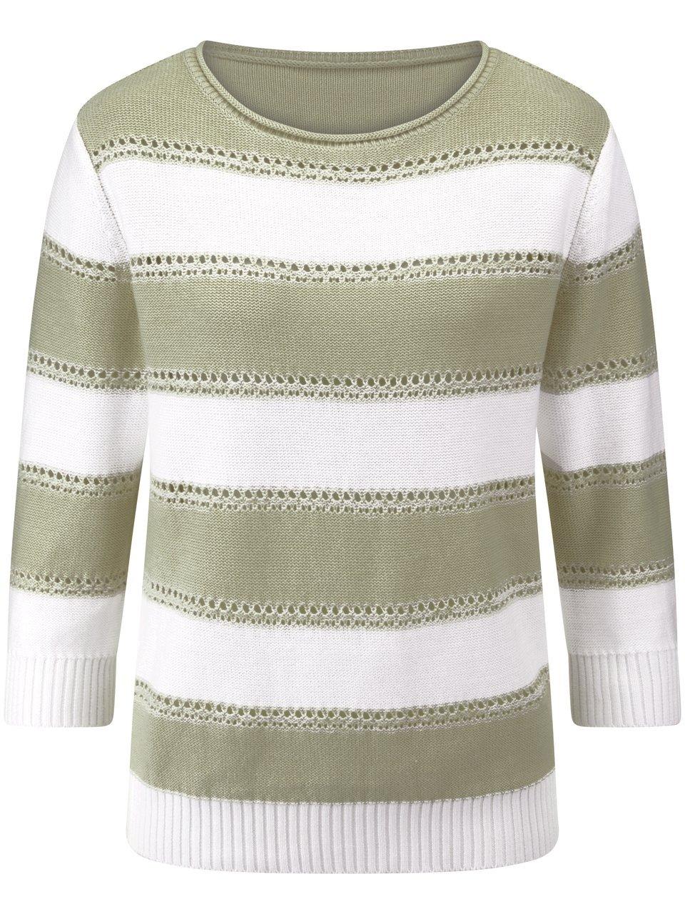 Pullover U-Boot-Ausschnitt Peter Hahn grün günstig online kaufen