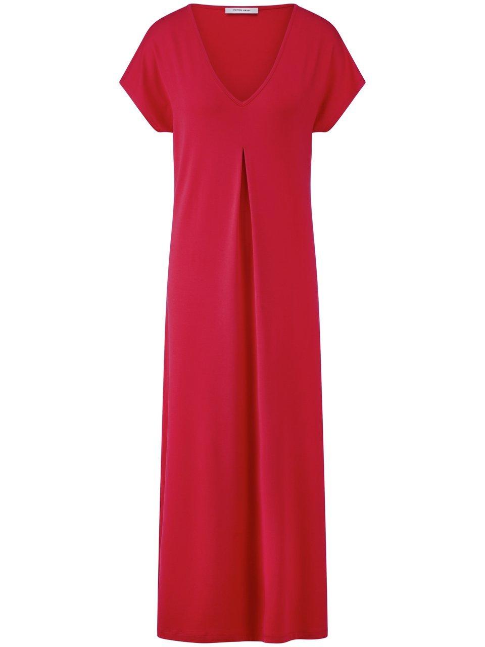 Kleid V-Ausschnitt Peter Hahn rot günstig online kaufen