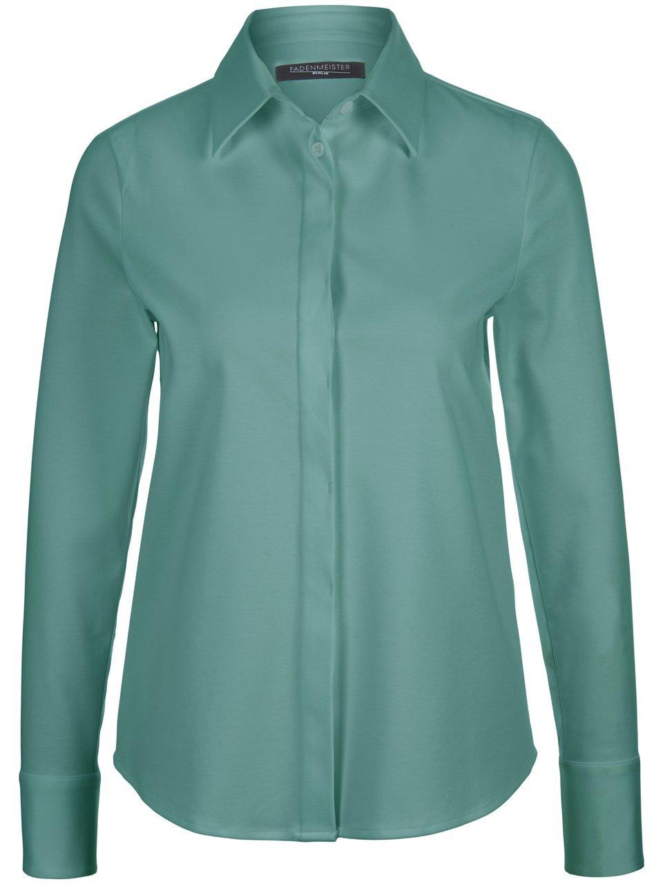 Jersey-Bluse Fadenmeister Berlin grün günstig online kaufen