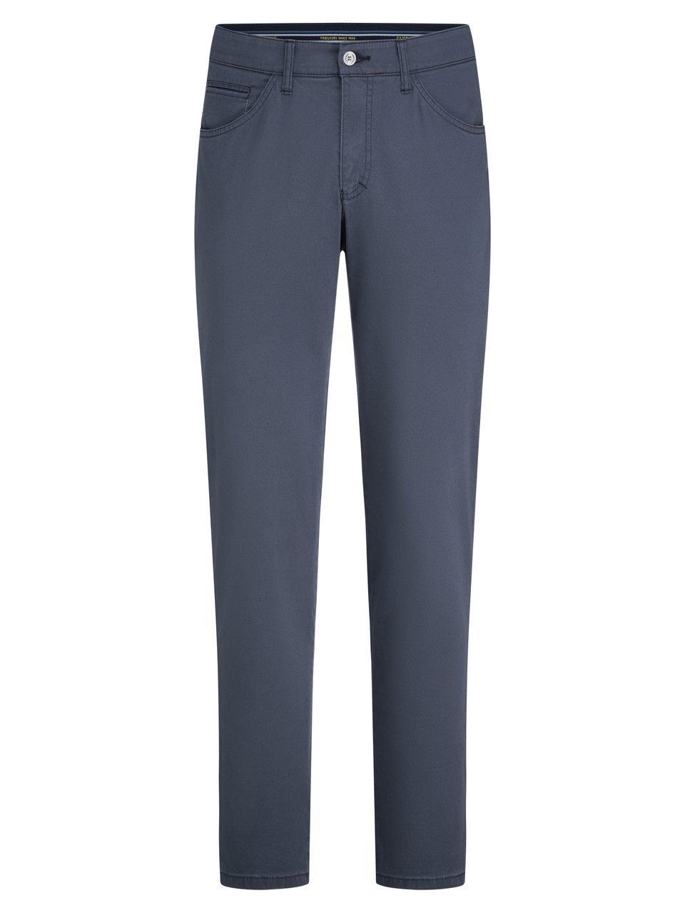 Club of comfort 5-pocketbroek Regular Fit Van  blauw