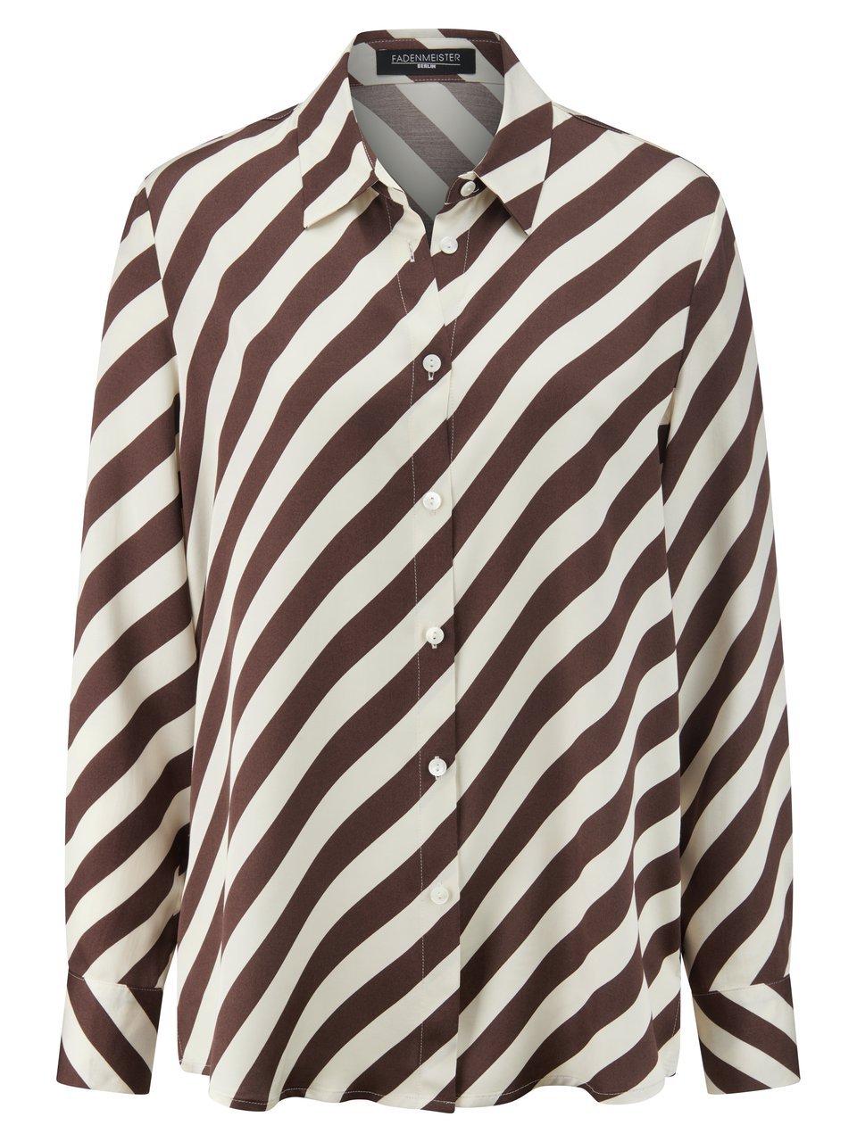 Long-Bluse Fadenmeister Berlin braun