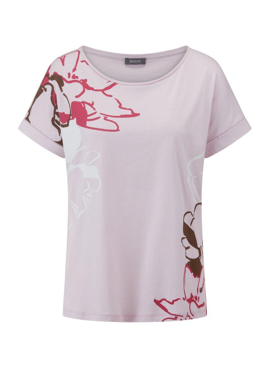 Rundhals-Shirt BASLER rosé günstig online kaufen