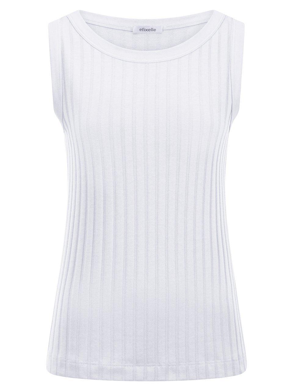 Rundhals-Top Efixelle weiss günstig online kaufen