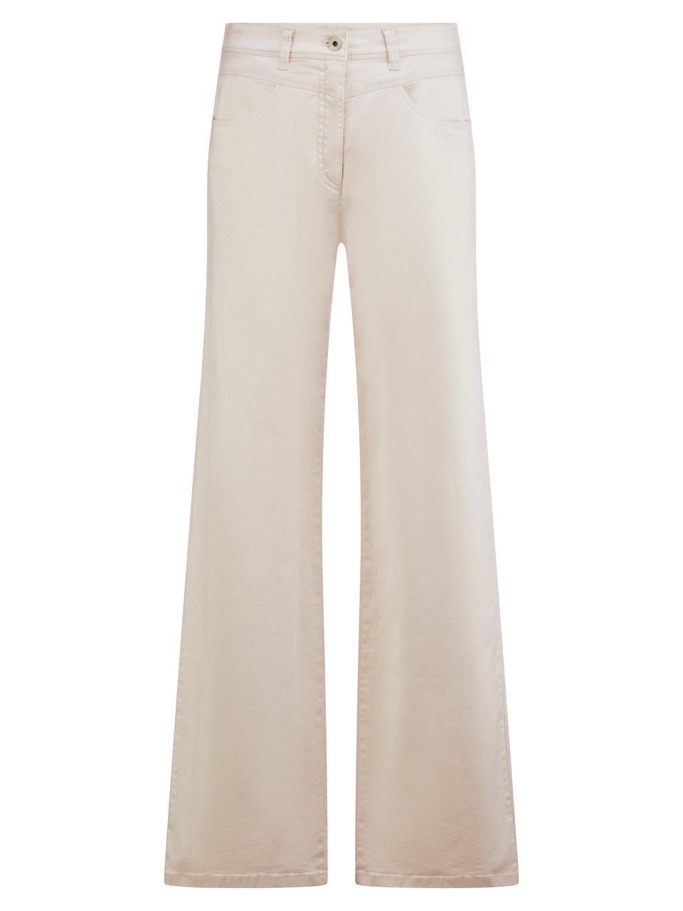 Super Slim Fit-Jeans Modell Laura Flared Raphaela by Brax beige günstig online kaufen