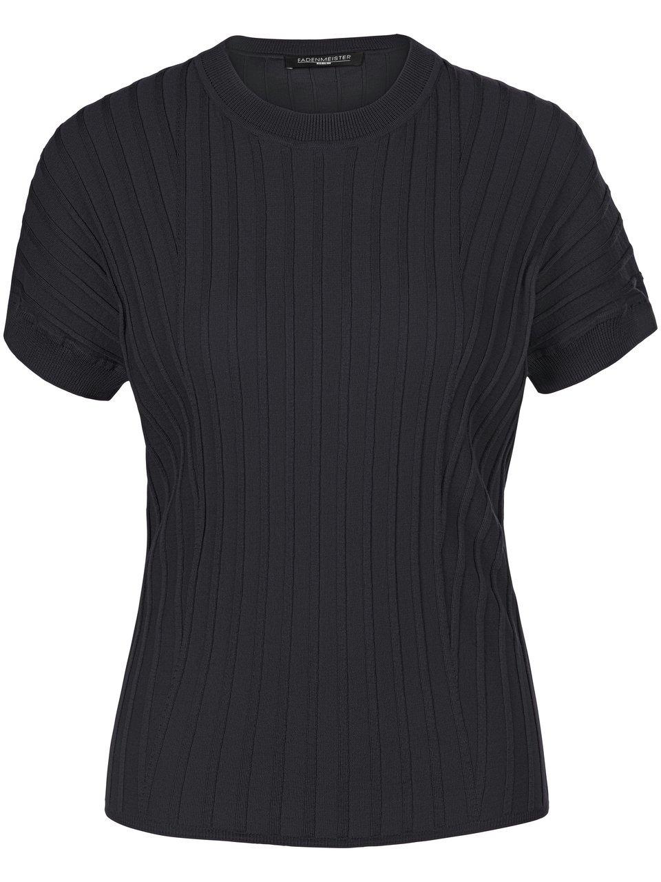 Rundhals-Pullover 1/2-Arm Fadenmeister Berlin blau günstig online kaufen