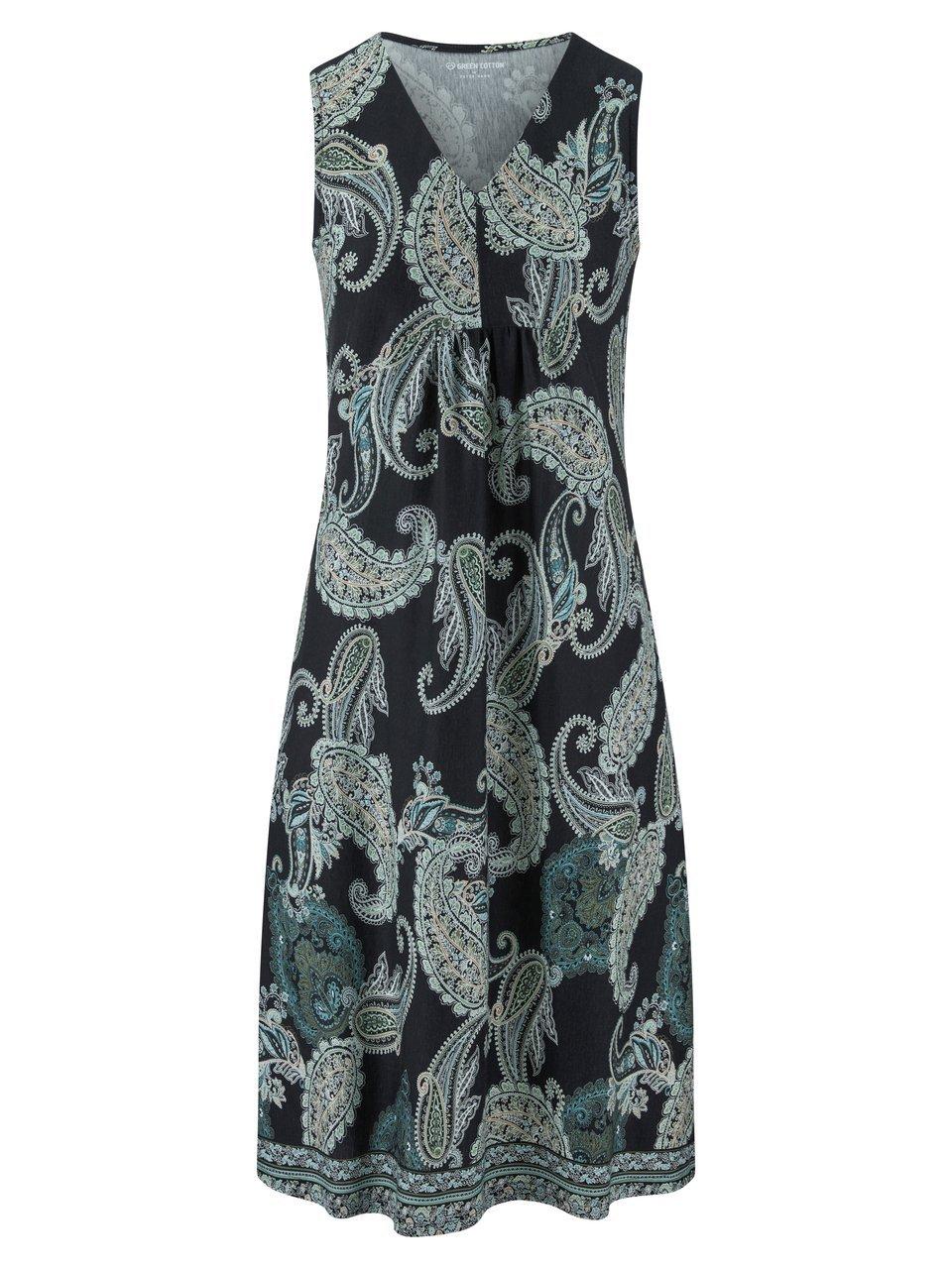 Ärmelloses Kleid Johanne Green Cotton schwarz günstig online kaufen