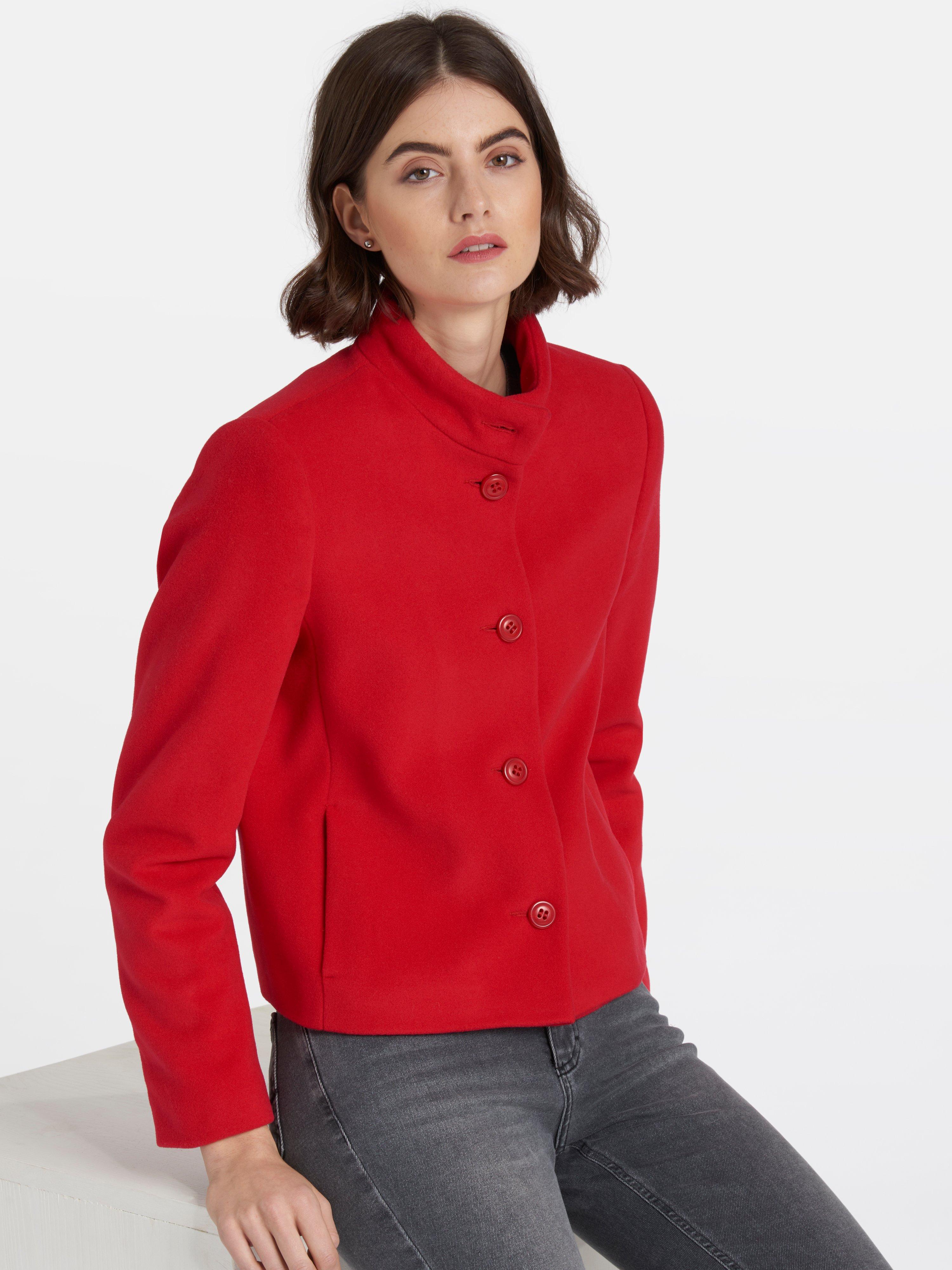 Uta Raasch - Jacket in slightly shorter length - red